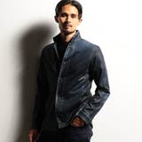 67ネイビー | 【RIELABO】アラカルト ニットライクデニムGシャツ | NICOLE