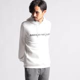 09ホワイト | 【NICOLE SPORTS】ロゴプリントプルオーバーパーカー | NICOLE