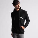 49ブラック | 【NICOLE SPORTS】サガラ刺繍プルオーバーパーカー | NICOLE