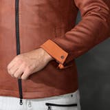 ポンチスウェードジップアップブルゾン | NICOLE | 詳細画像16 