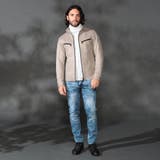 ポンチスウェードジップアップブルゾン | NICOLE | 詳細画像3 