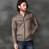 29グレー | ポンチスウェードジップアップブルゾン | NICOLE