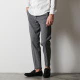 19ライトグレー | ラッセルジャカードボンディングパンツ | NICOLE