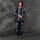 【ＷＥＢ限定】ランダムストライプ３Dニットプルオーバー | NICOLE | 詳細画像4 