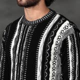 【ＷＥＢ限定】ランダムストライプ３Dニットプルオーバー | NICOLE | 詳細画像8 