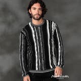 91その他2 | 【ＷＥＢ限定】ランダムストライプ３Dニットプルオーバー | NICOLE