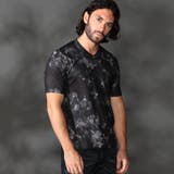 49ブラック | アニマル柄プリント半袖Tシャツ | NICOLE