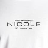 激シルケットロゴプリント長袖Tシャツ | NICOLE | 詳細画像11 