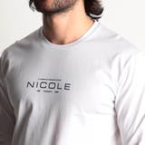 激シルケットロゴプリント長袖Tシャツ | NICOLE | 詳細画像8 