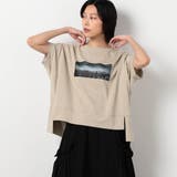 19ライトグレー | 【WALDO】フォトプリントTシャツ | NICOLE