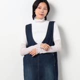 09ホワイト | 【WALDO】シアーメッシュタートルカットソー | NICOLE