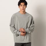 29グレー | 日本製 デラヴェ天竺切り替えロングスリーブTシャツ | NICOLE