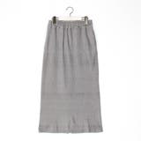 リブベロアタイトスカート | NICOLE | 詳細画像3 