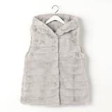 リバーシブルファーベスト | NICOLE | 詳細画像7 