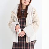 28オフホワイト | ファームートンリバーシブルブルゾン | NICOLE