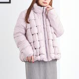08ピンク | メッシュダウンブルゾン | NICOLE