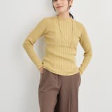 20イエロー | ランダムリブニットプルオーバー | NICOLE