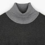 ネックレス付きバイカラースクエアハイネックニット | NICOLE | 詳細画像5 