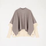 アンサンブルニット/スヌードポンチョ×クルーネックプルオーバー | NICOLE | 詳細画像5