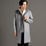 ダウンファブリックカルゼ スタンドカラーコート | NICOLE | 詳細画像1 