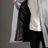 ダウンファブリックカルゼ スタンドカラーコート | NICOLE | 詳細画像12 