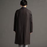 MILIOR カシミヤ混ウールメルトン チェスターコート | NICOLE | 詳細画像5 