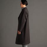 MILIOR カシミヤ混ウールメルトン チェスターコート | NICOLE | 詳細画像6 