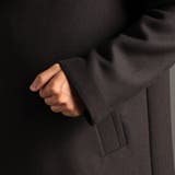 MILIOR カシミヤ混ウールメルトン チェスターコート | NICOLE | 詳細画像9 