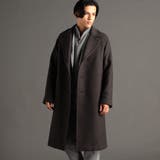 39チャコールグレー | MILIOR カシミヤ混ウールメルトン チェスターコート | NICOLE