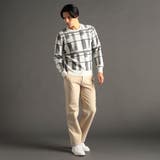 グラフィックダブルジャカード クルーネックニット | NICOLE | 詳細画像2 