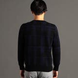 グラフィックダブルジャカード クルーネックニット | NICOLE | 詳細画像4 