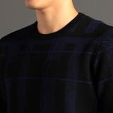 グラフィックダブルジャカード クルーネックニット | NICOLE | 詳細画像6 