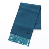 60ブルー | ヘリンボン リバーシブルマフラー | NICOLE