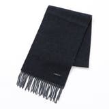 67ネイビー | ヘリンボン リバーシブルマフラー | NICOLE