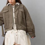 46カーキ | コーデュロイブルゾン | NICOLE