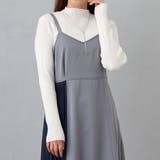 28オフホワイト | ハイネックリブニット | NICOLE