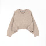 Vネックニットプルオーバー | NICOLE | 詳細画像9 