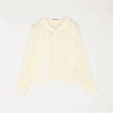 フラットカラー刺繍ブラウス | NICOLE | 詳細画像3