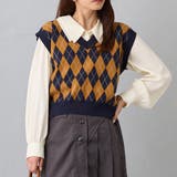 28オフホワイト | フラットカラー刺繍ブラウス | NICOLE