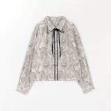 パイピング柄ブラウス | NICOLE | 詳細画像2 