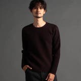 07ボルドー | 【24年モデル EC限定再販売】リンクスバスケットクルーネックニット | NICOLE