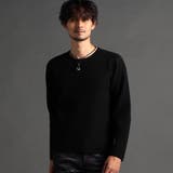 49ブラック | 【24年モデル EC限定再販売】リンクスバスケットクルーネックニット | NICOLE