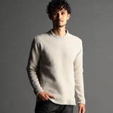 09ホワイト | ダブルフェイスモールモックネックニット | NICOLE