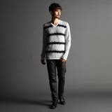 ジグザグ柄ジャカード Vネックプルオーバーニット | NICOLE | 詳細画像3