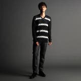 ジグザグ柄ジャカード Vネックプルオーバーニット | NICOLE | 詳細画像5