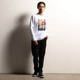 【RIELABO】グラフィックプリントクルーネック長袖Ｔシャツ | NICOLE | 詳細画像2 