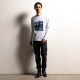 【RIELABO】グラフィックプリントクルーネック長袖Ｔシャツ | NICOLE | 詳細画像4 