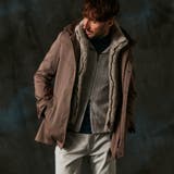 13ブラウン | フード着脱２WAYスタンドコート | NICOLE