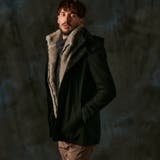 49ブラック | フード着脱２WAYスタンドコート | NICOLE