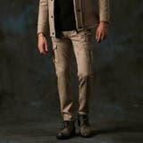 マイクロ起毛ポンチ ムラプリント多ポケットカーゴパンツ | NICOLE | 詳細画像1